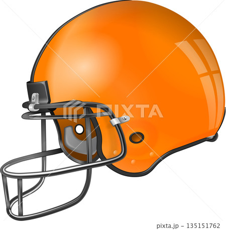 American Football Helmet American Football Helmet 135151762