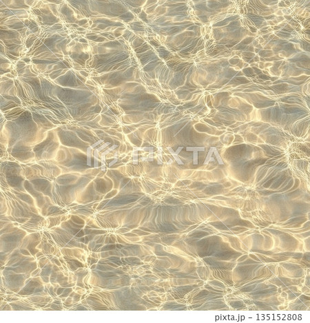 Photorealistic seamless texture of shallow beach water 135152808