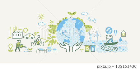 地球の環境改善のイメージ 135153430