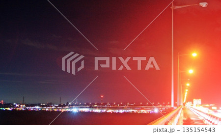 ②デコトラ集会と国道17号上武国道(2025.12.31) 会場遠景 新上武大橋と渋滞 群馬県太田市 ②デコトラ集会と国道17号上武国道(2025.12.31) 会場遠景 新上武大橋と渋滞 群馬県太田市 135154543