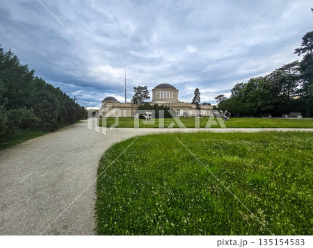 Architectural Landscape with Modern City Skyline Architectural Landscape with Modern City Skyline 135154583
