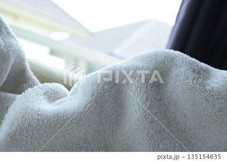 white soft fluffy blanket textile white soft fluffy blanket textile 135154635
