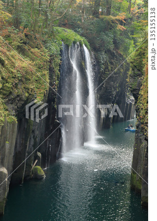 高千穂峡真名井の滝　宮崎県高千穂町 135155138