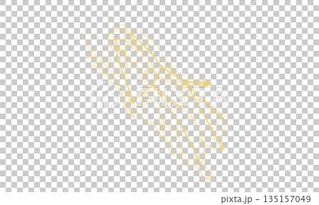 Gold line drawing illustration of Virgo (person and constellation lines) (lines only) Gold line drawing illustration of Virgo (person and constellation lines) (lines only) 135157049