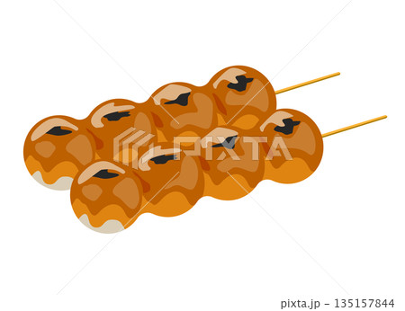 みたらし団子のイラスト 135157844