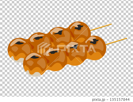 みたらし団子のイラスト 135157844