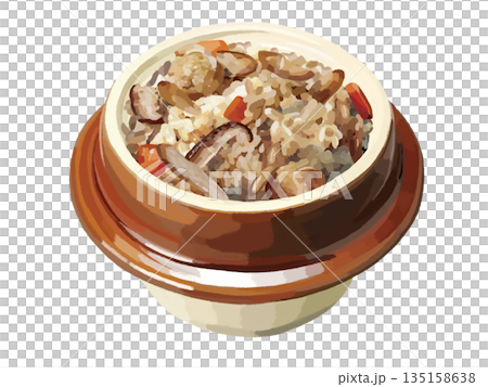 Chicken rice (in a pot) 135158638
