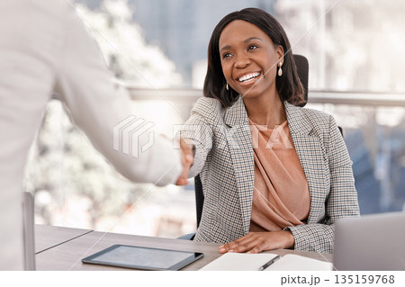 Young, businesswoman and shake hands or welcome management or interview for new job and in the office. Partnership, human resource and female worker hired or meeting or deal approved in the workplace Young, businesswoman and shake hands or welcome management or interview for new job and in the office. Partnership, human resource and female worker hired or meeting or deal approved in the workplace 135159768