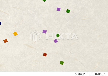 紙素材　和紙　洋紙　テクスチャー 135160483