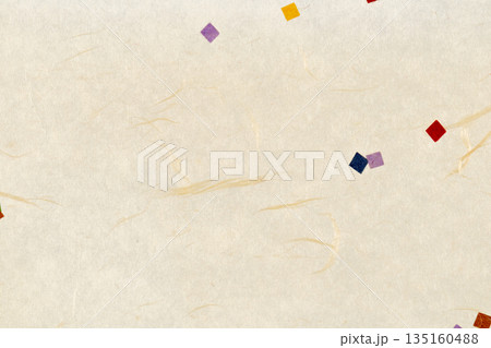 紙素材　和紙　洋紙　テクスチャー 135160488