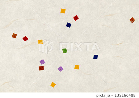 紙素材　和紙　洋紙　テクスチャー 135160489