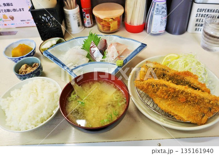 千葉県　アジフライ定食 135161940