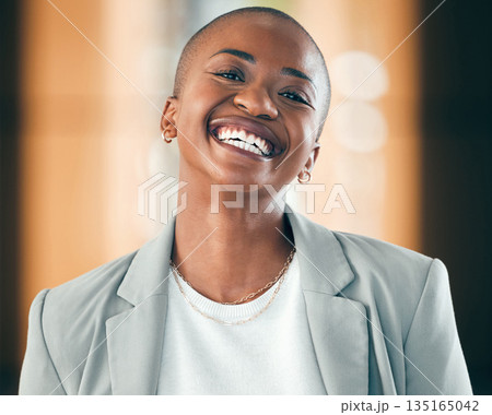 Portrait, accountant and happy black woman for business in company office. Face, smile and professional, entrepreneur and auditor from South Africa with pride for career, job and success mindset. Portrait, accountant and happy black woman for business in company office. Face, smile and professional, entrepreneur and auditor from South Africa with pride for career, job and success mindset. 135165042