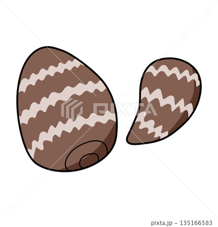 シンプルな里芋のイラスト 135166583