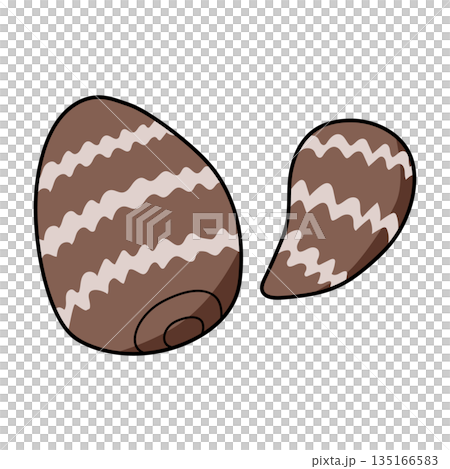 シンプルな里芋のイラスト 135166583