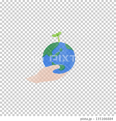 地球のイラスト 地球のイラスト 135166884
