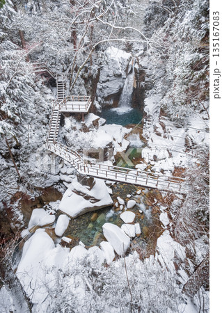 夕森渓谷(冬):竜神の滝 夕森渓谷(冬):竜神の滝 135167083