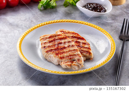 Dietary grilled turkey breast steak Dietary grilled turkey breast steak 135167302