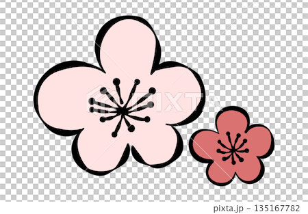 梅花插圖(線條畫) 梅花插圖(線條畫) 135167782