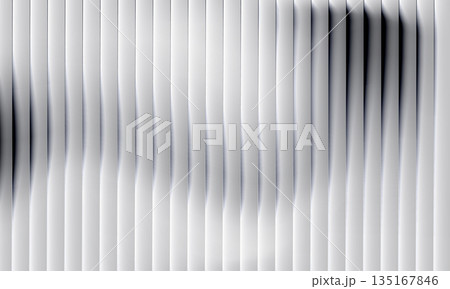 Vector gray ribbed abstract background with black shadows Vector gray ribbed abstract background with black shadows 135167846