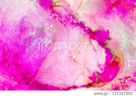 かわいい水彩カラー 背景 135167892