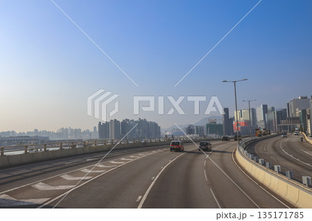 Dec 27 2025 Kwun Tong Bypass Elevated Expressway in Hong Kong 135171785