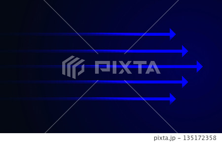 Technology Speed Lines with Arrow Direction Design 135172358