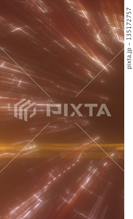 Golden abstract light streaks and digital lines creating a warm futuristic technology background with motion effect Golden abstract light streaks and digital lines creating a warm futuristic technology background with motion effect 135172757