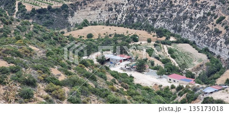 Remote Farmstead in Mountain Gorge 135173018
