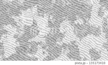 Grunge corrugated metal surface with peeling paint weathered texture. 3D rendering illustration 135173410