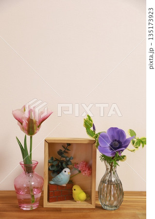 春の花と小鳥の雑貨 135173923