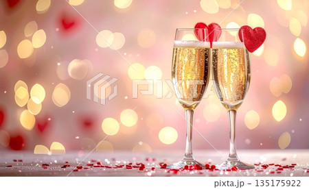 composite image of champagne glasses 135175922