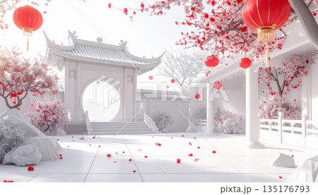 Traditional Chinese pagoda architecture and pavilion roofs. Traditional Chinese pagoda architecture and pavilion roofs. 135176793