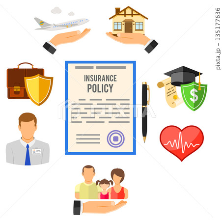 Insurance Services Timeline Infographics Insurance Services Timeline Infographics 135177636