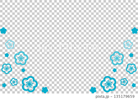 Simple illustration background material of two kinds of light blue flowers Simple illustration background material of two kinds of light blue flowers 135179659