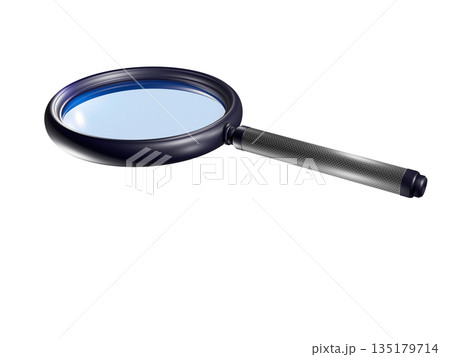 虫眼鏡 ルーペ (検索イメージにも Search)透過素材 虫眼鏡 ルーペ (検索イメージにも Search)透過素材 135179714