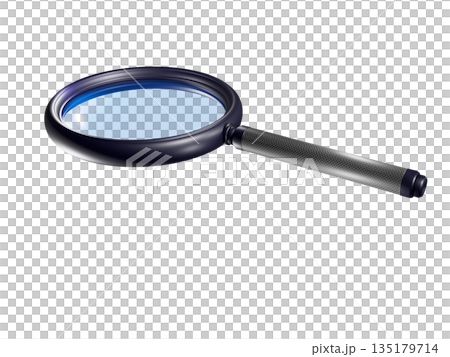 虫眼鏡 ルーペ (検索イメージにも Search)透過素材 虫眼鏡 ルーペ (検索イメージにも Search)透過素材 135179714