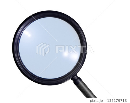 虫眼鏡 ルーペ (検索イメージにも Search)透過素材 虫眼鏡 ルーペ (検索イメージにも Search)透過素材 135179718