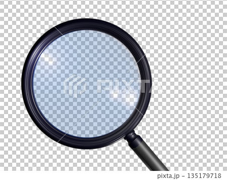 虫眼鏡 ルーペ (検索イメージにも Search)透過素材 虫眼鏡 ルーペ (検索イメージにも Search)透過素材 135179718