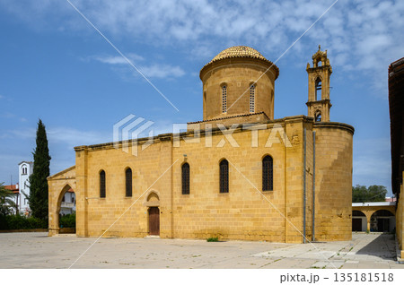 Exploring ancient architecture in the heart of Cyprus on a sunny afternoon 135181518