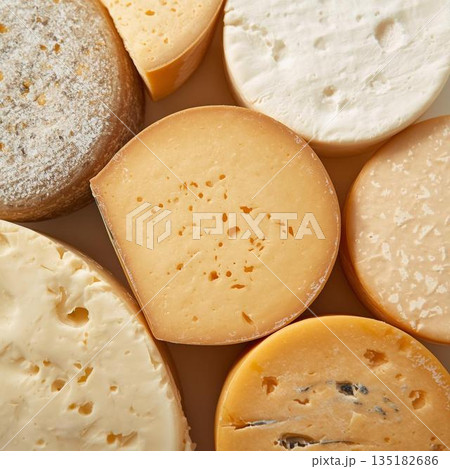 いろいろなチーズ 135182686