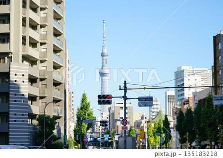 快晴の東京下町 快晴の東京下町 135183218