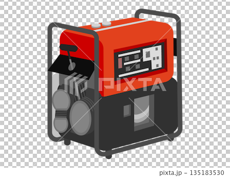 汽油發電機示意圖 135183530