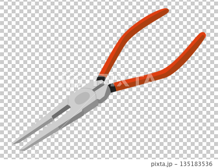 Illustration of radio pliers Illustration of radio pliers 135183536