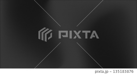 Black halftone pattern with gradient dots creating smooth tonal transitions. Modern dotted background with pixel perfect geometric texture for graphic design projects. Black halftone pattern with gradient dots creating smooth tonal transitions. Modern dotted background with pixel perfect geometric texture for graphic design projects. 135183876