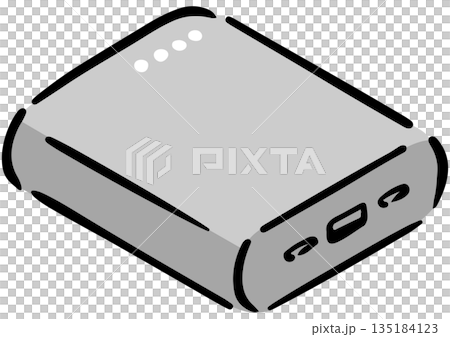 Isometric mobile battery. Hand drawn isometric. 135184123