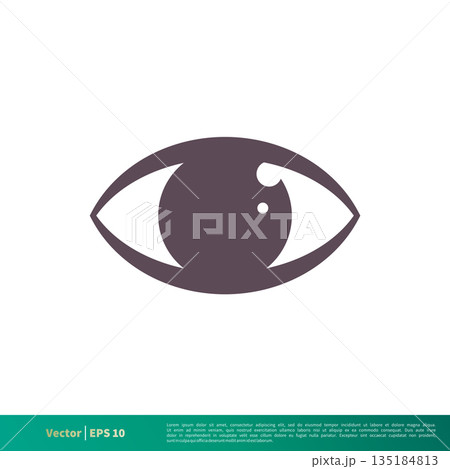 Eye Icon Vector Logo Template Illustration Design. Vector EPS 10. 135184813