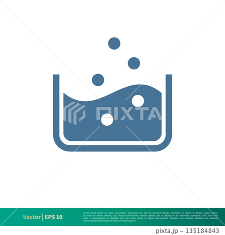 Water Tank Icon Vector Logo Template Illustration Design. Vector EPS 10. 135184843