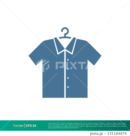 Clothing Laundry Icon Vector Logo Template Illustration Design. Vector EPS 10. Clothing Laundry Icon Vector Logo Template Illustration Design. Vector EPS 10. 135184874
