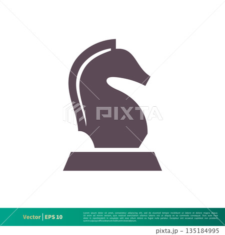 Horse Chess Icon Vector Logo Template Illustration Design. Vector EPS 10. Horse Chess Icon Vector Logo Template Illustration Design. Vector EPS 10. 135184995